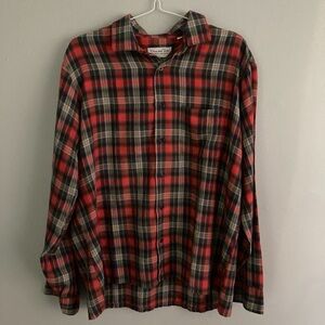 oscar de la renta vintage Red
Plaid Shirt Size XL